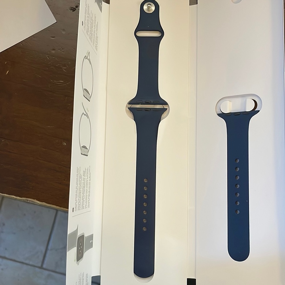 Deep navy sport band for Apple Watch 44 mm
